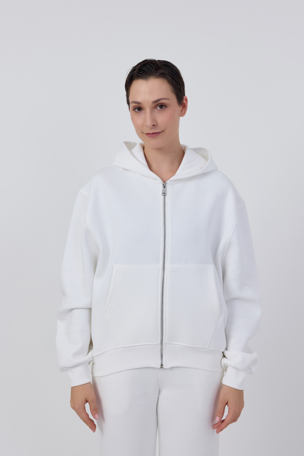 Fermuarlı Basic Ziphoodie - 15