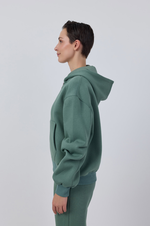 Fermuarlı Basic Ziphoodie - 28