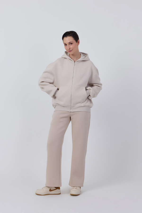 Fermuarlı Basic Ziphoodie - 39