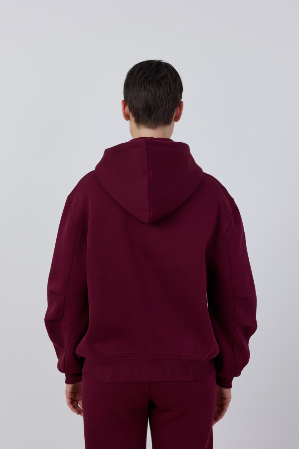 Fermuarlı Basic Ziphoodie - 43