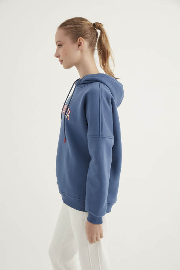 Kadın Sweatshirt Baskı Detaylı - 8