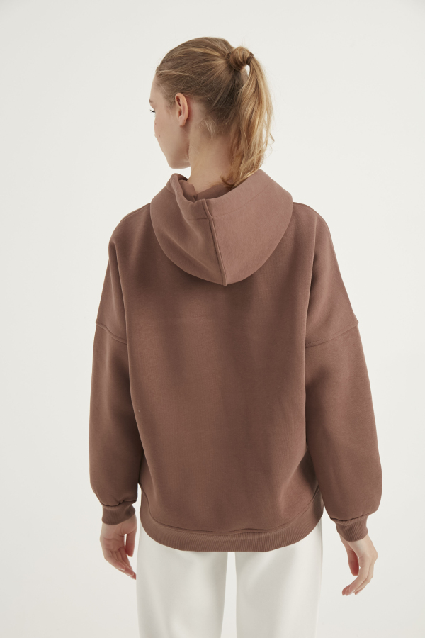 Kadın Sweatshirt Baskı Detaylı - 15