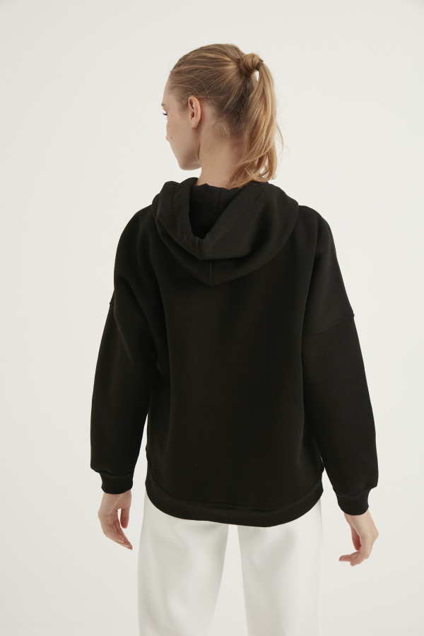 Kadın Sweatshirt Baskı Detaylı - 26