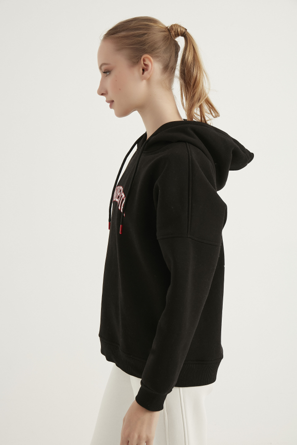 Kadın Sweatshirt Baskı Detaylı - 25