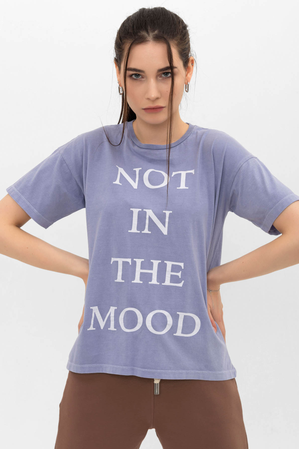 Kadın T-Shirt Not In The Mood - 4