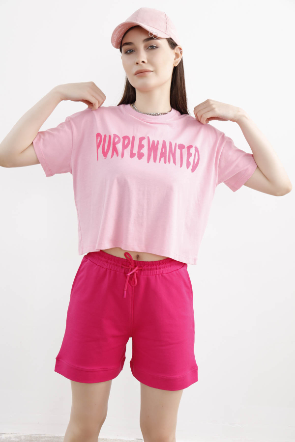 Kadın T-Shirt Purplewanted - 11