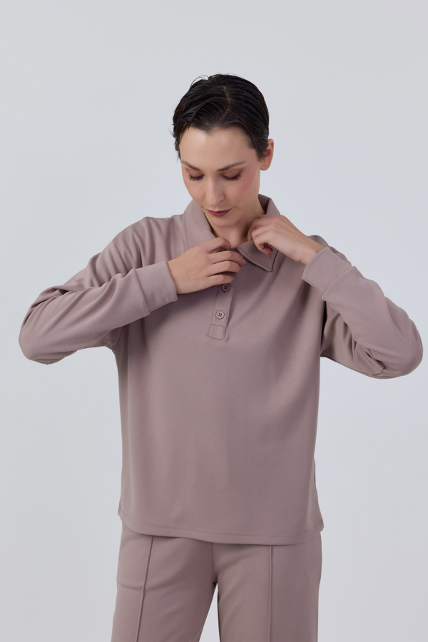 Polo Yaka Sweatshirt - 12