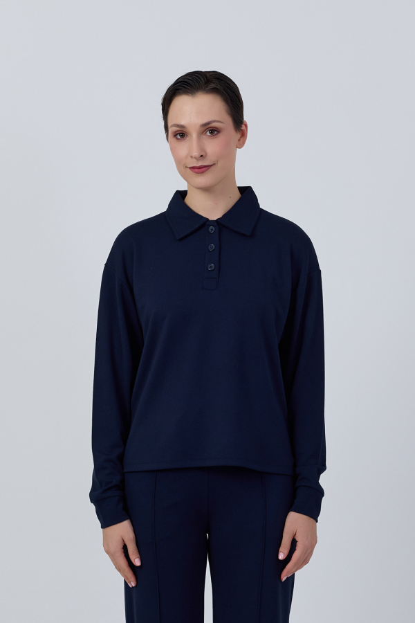 Polo Yaka Sweatshirt - 14