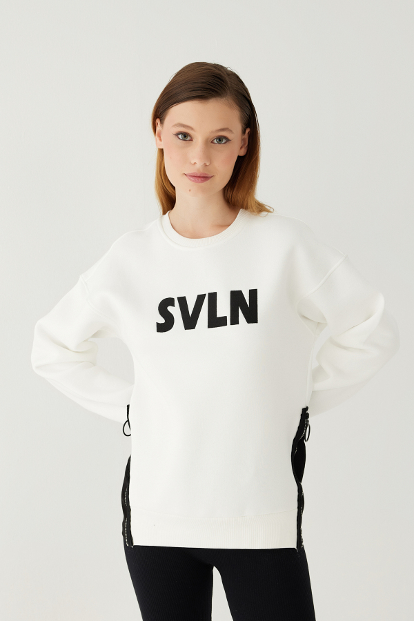 SVLN Baskılı Kadın Sweatshirt - 35