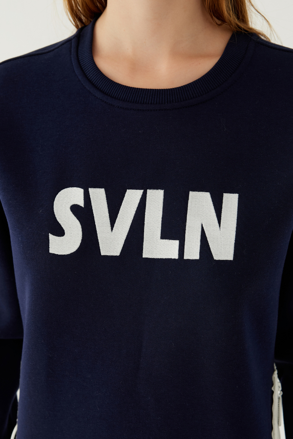 SVLN Baskılı Kadın Sweatshirt - 19