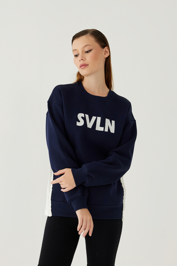 SVLN Baskılı Kadın Sweatshirt - 29